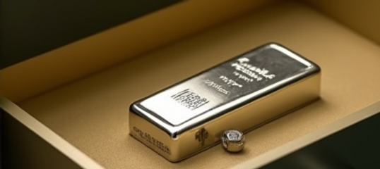 Platinum and palladium bars in high-security storage
